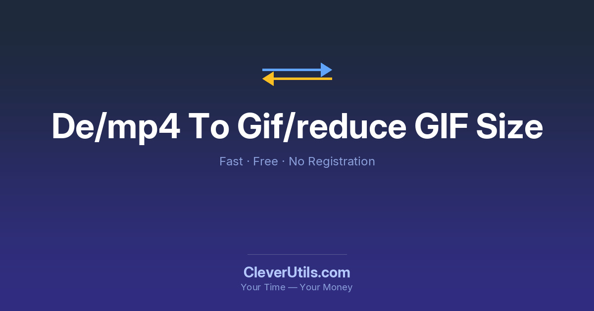GIF-Dateigröße reduzieren: 7 bewährte Methoden — CleverUtils.com