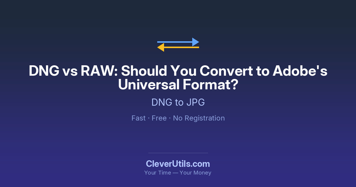 Raw Library DNG vs RAW: Should You Convert to Adobe’s Universal RAW Format ...