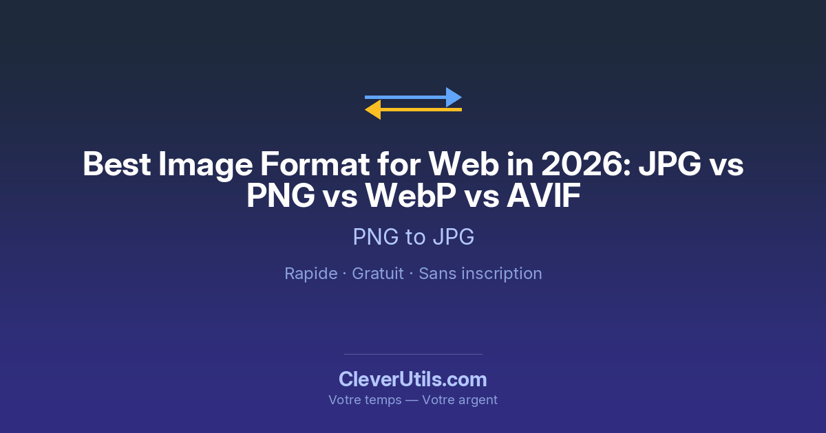 Content/format Wef Client Meilleur Format d'Image pour le Web en 2026: JPG vs PNG vs WebP vs AVIF ...