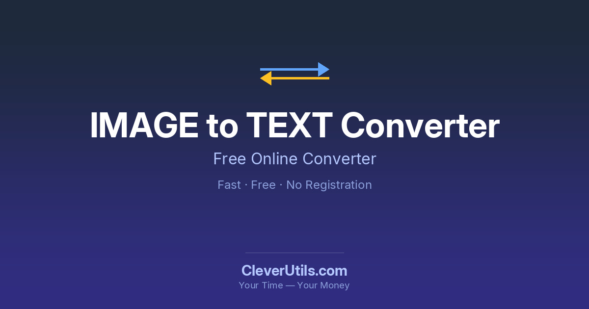 Words To Text Image to Text Converter (OCR) — CleverUtils.com