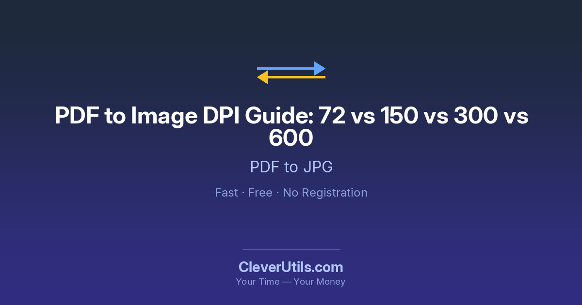 PDF to Image DPI Guide: Choose the Right Resolution for Your Needs ...
