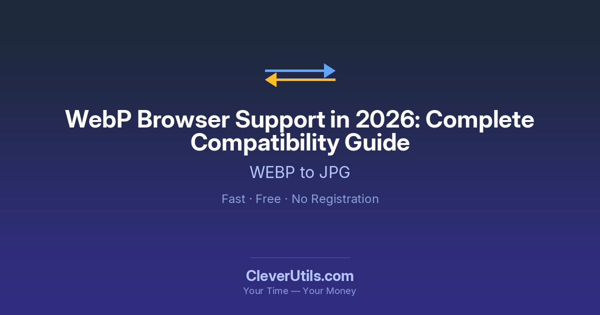 WebP Browser Support in 2026: Complete Compatibility Guide ...